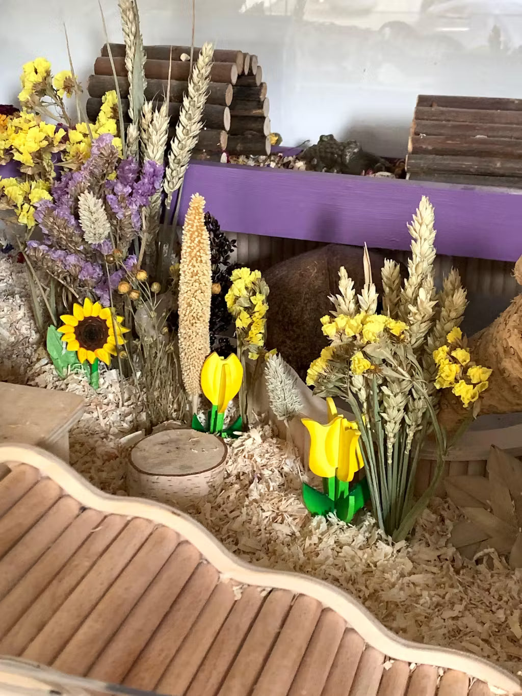 Yellow Statice Flowers