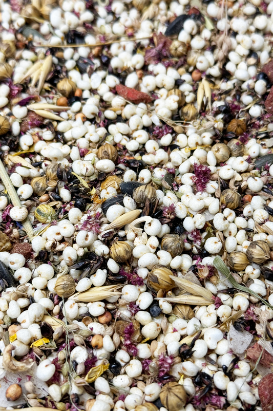 Seed & Flower Mix -  A nutritious blend for hamsters, a healthy diet for your pet’s overall well-being. Moony Paw