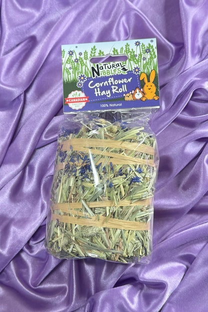 Natural Nibbles Cornflower Timothy Hay Roll