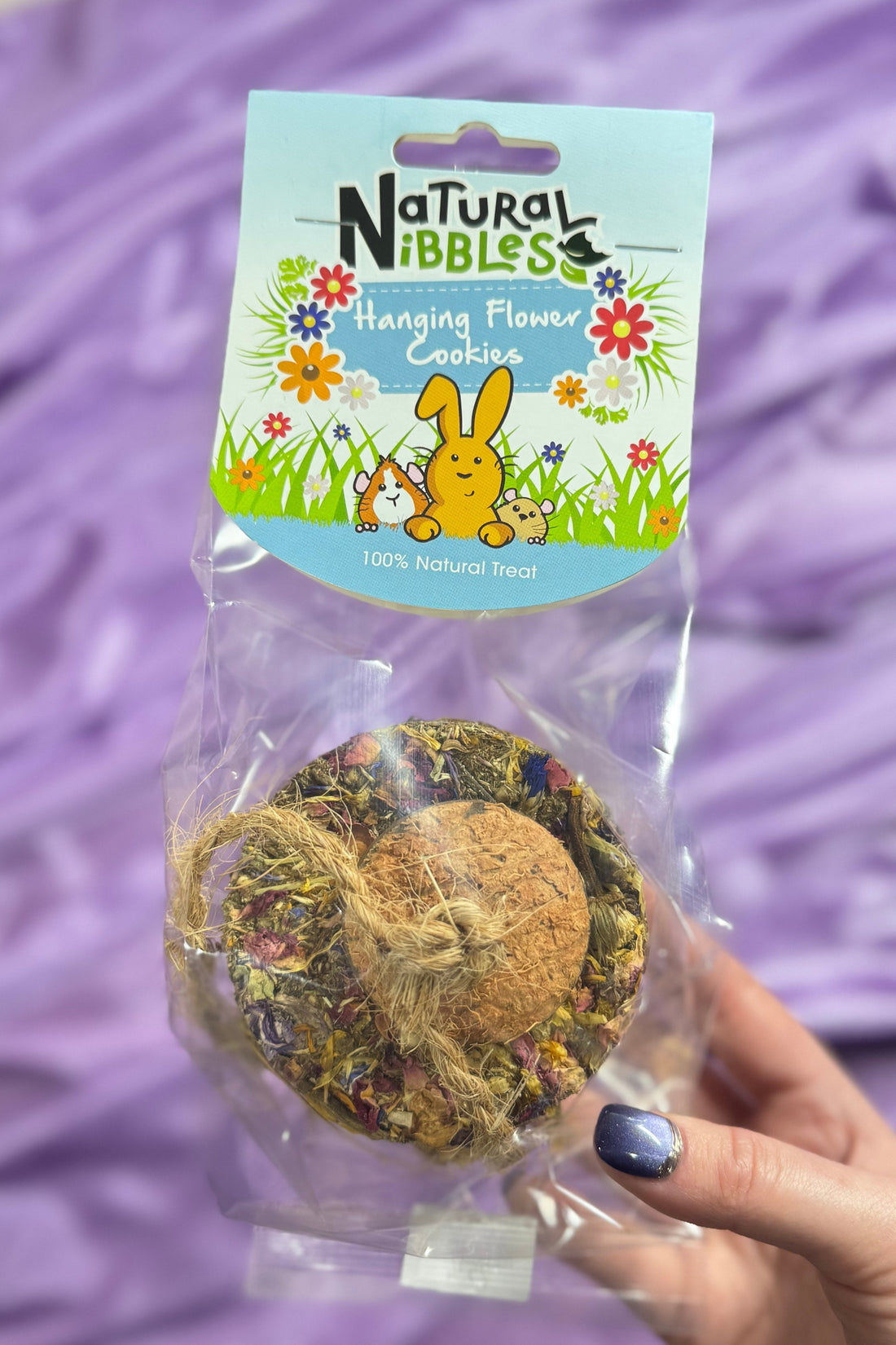 Natural Nibbles Hanging Flower Cookies