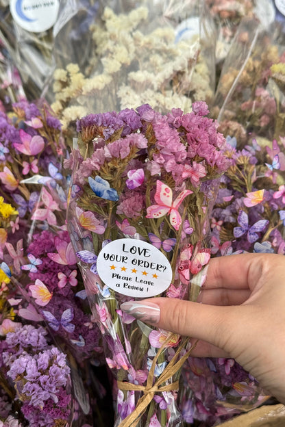 Organic Pink Statice Flowers