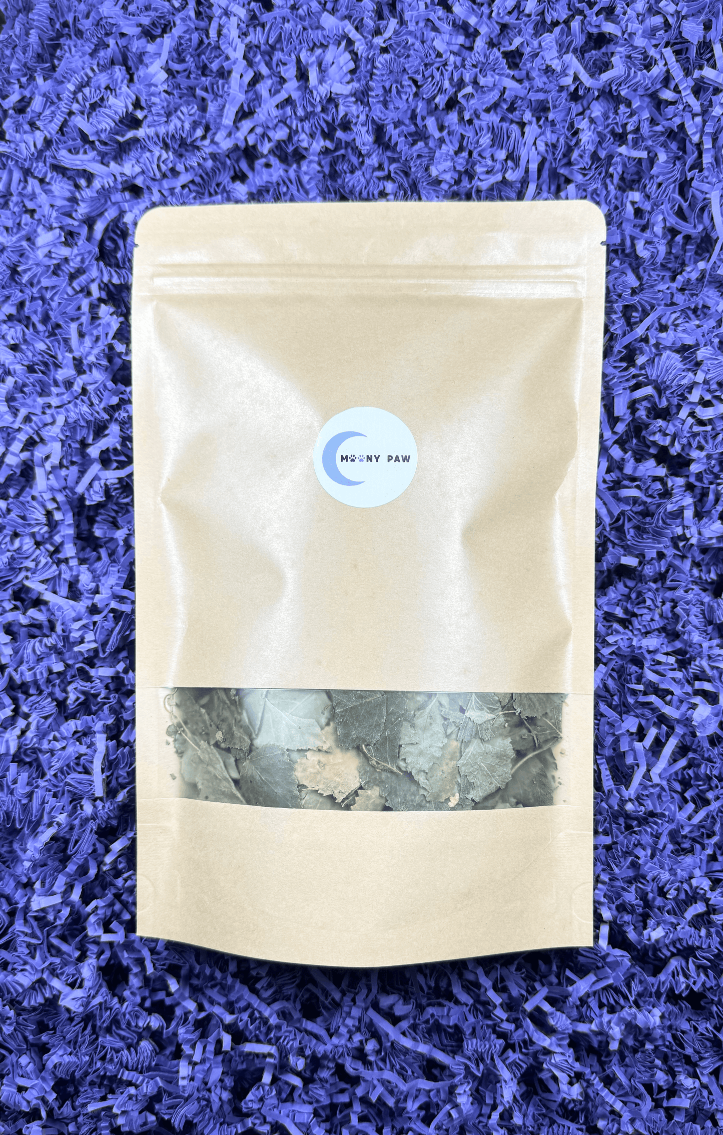 Moony Paw Birch Leaves – premium natural snack for rabbits, guinea pigs, and hamsters; supports dental health and mimics natural foraging behavior; additive-free and wholesome treat.